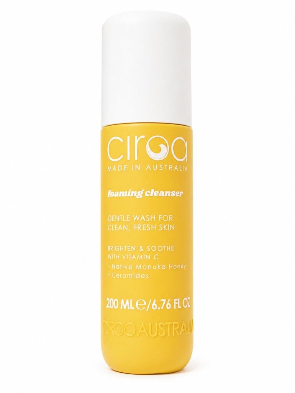 Ciroa Foaming Cleanser Vitamin C Manuka Honey Ceramides Face Wash 200ml